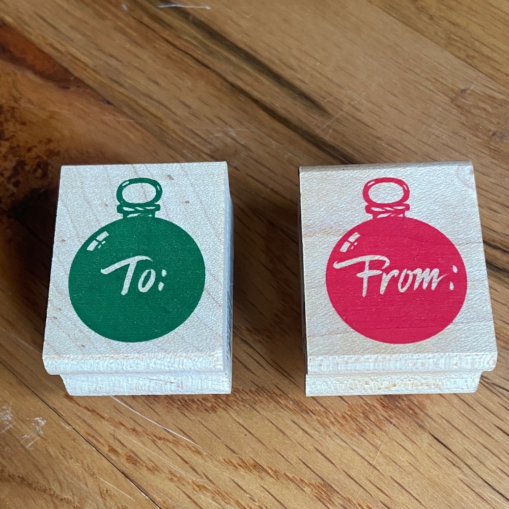 Posh Impressions Holiday Rubber Stamps